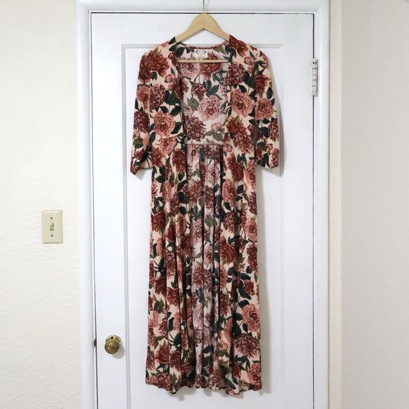 Joyfolie Katherine Blush Floral Duster Size Girls 14 Boho - Picture 1 of 7